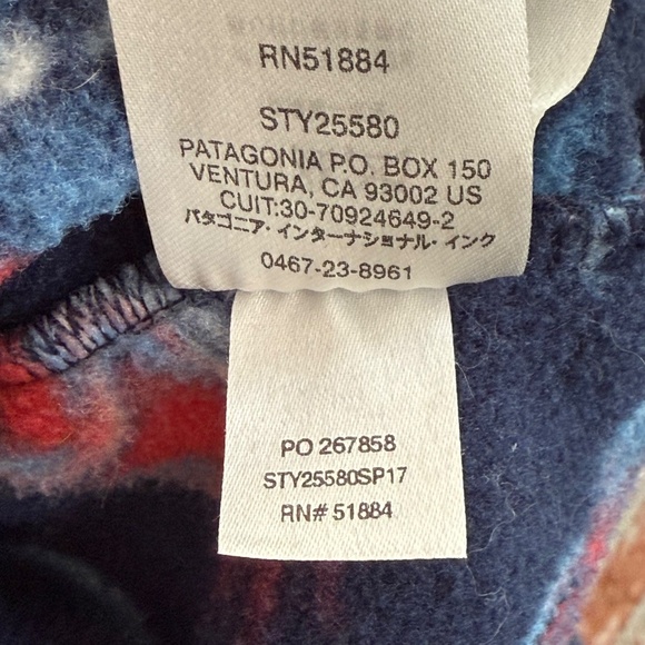 Patagonia Synchilla Snap-T Fleece Pullover Aloha Rickshaw Print Size Large - Picture 7 of 7